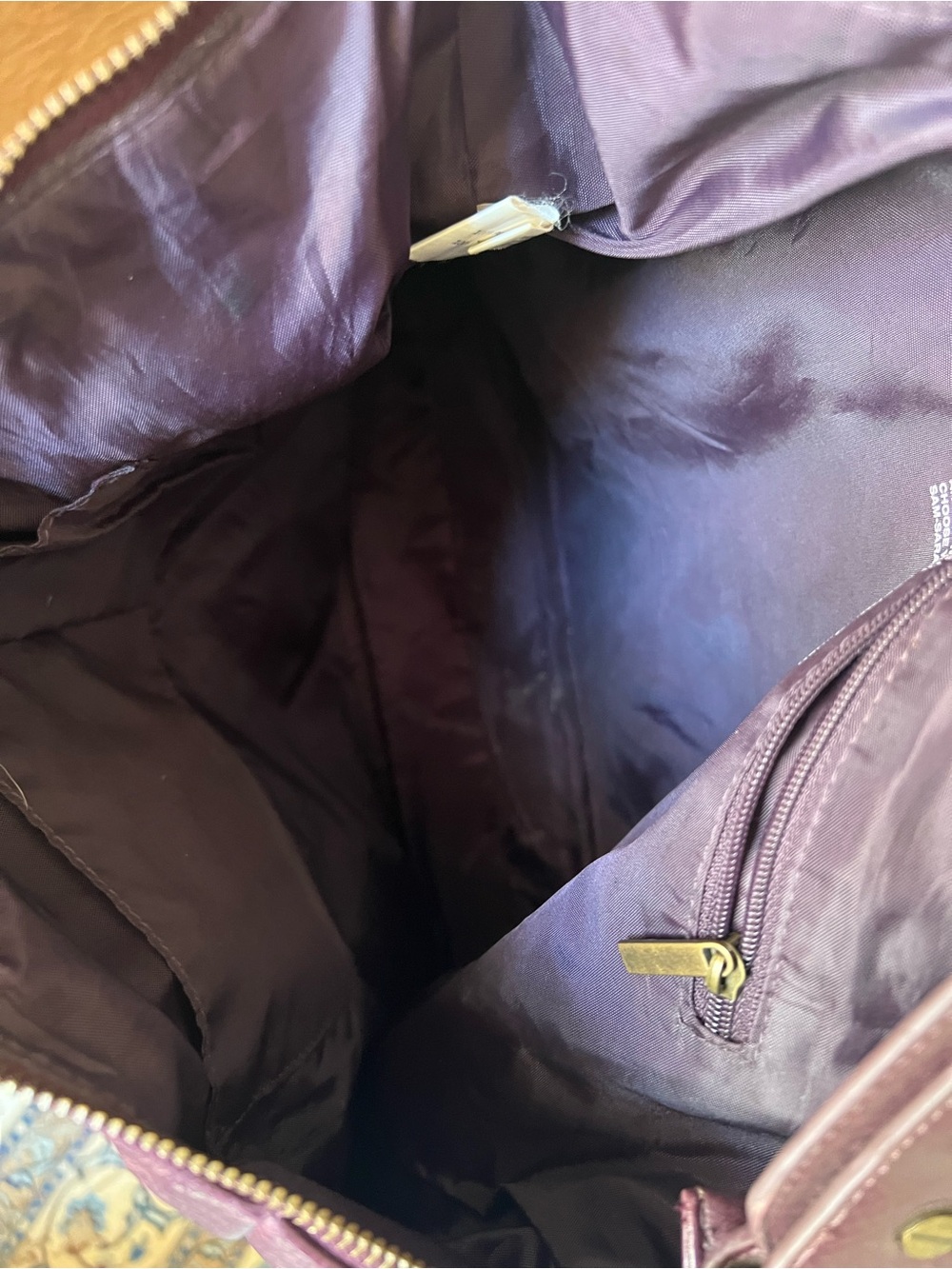 Women's Shoulder Bag in Deep Plum vegan - Picture 12 of 16